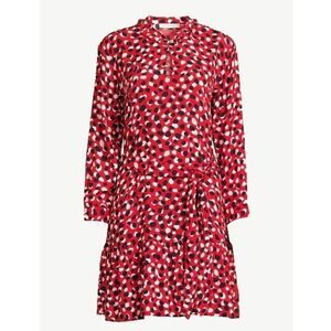 Women’s Tiered Belted Lightweight Mini Dress Size S